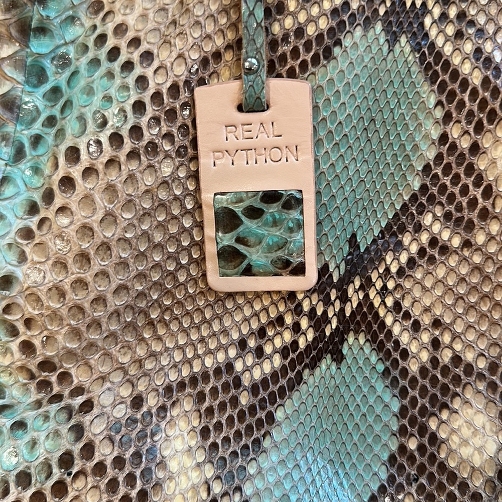 Excellent Used Condition Pulicati Python Bag - image 2